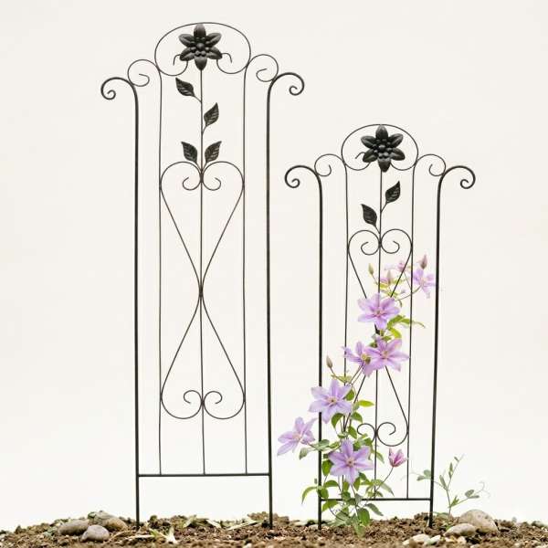 Gerades Rankgitter Barcelona klein ca. 120 cm - Gartendekoration